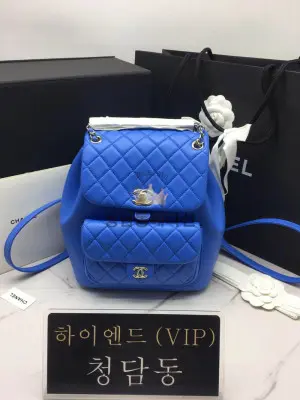 샤넬 24P 듀마 백팩 미디움 카프스킨 캐비어 (하이엔드급)