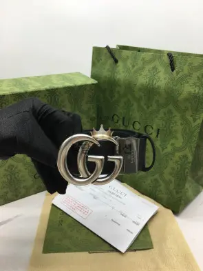 구찌 마몬트 수프림 캔버스 벨트 3.7cm