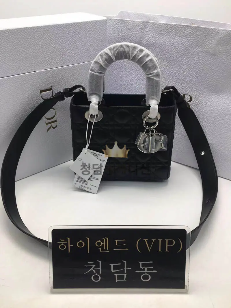 디올 레이디백 스몰 (램스킨) (upgrade ver)