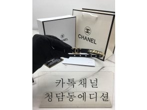 샤넬 cc 로고 체인 레더 벨트 1.5cm (upgrade ver.)