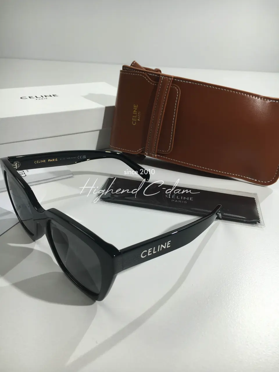 셀린느 모노크롬 빅사이즈 선글라스 CL40198