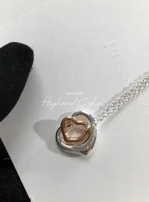 티파니 엘사 퍼레티 오픈 하트 펜던트 목걸이