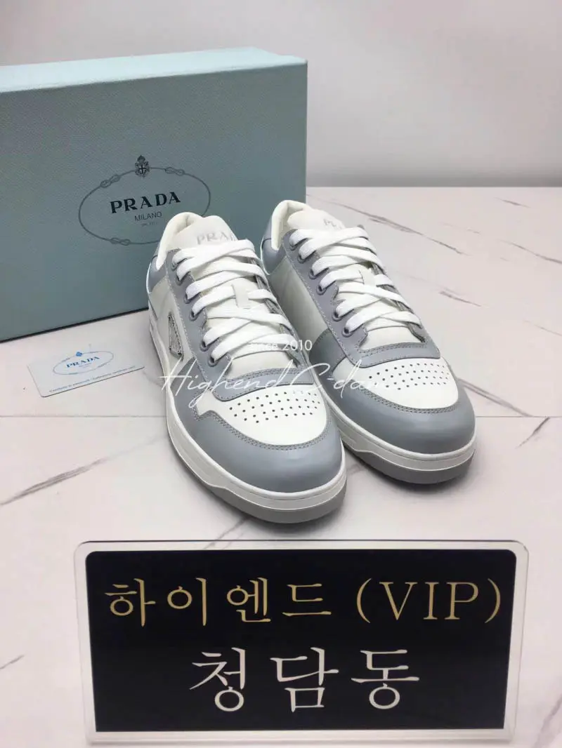 프라다 23SS 다운타운 레더 스니커즈 (남녀공용)