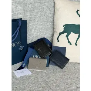 디올 CD 비지니스 카드지갑 (컬러 네이비)