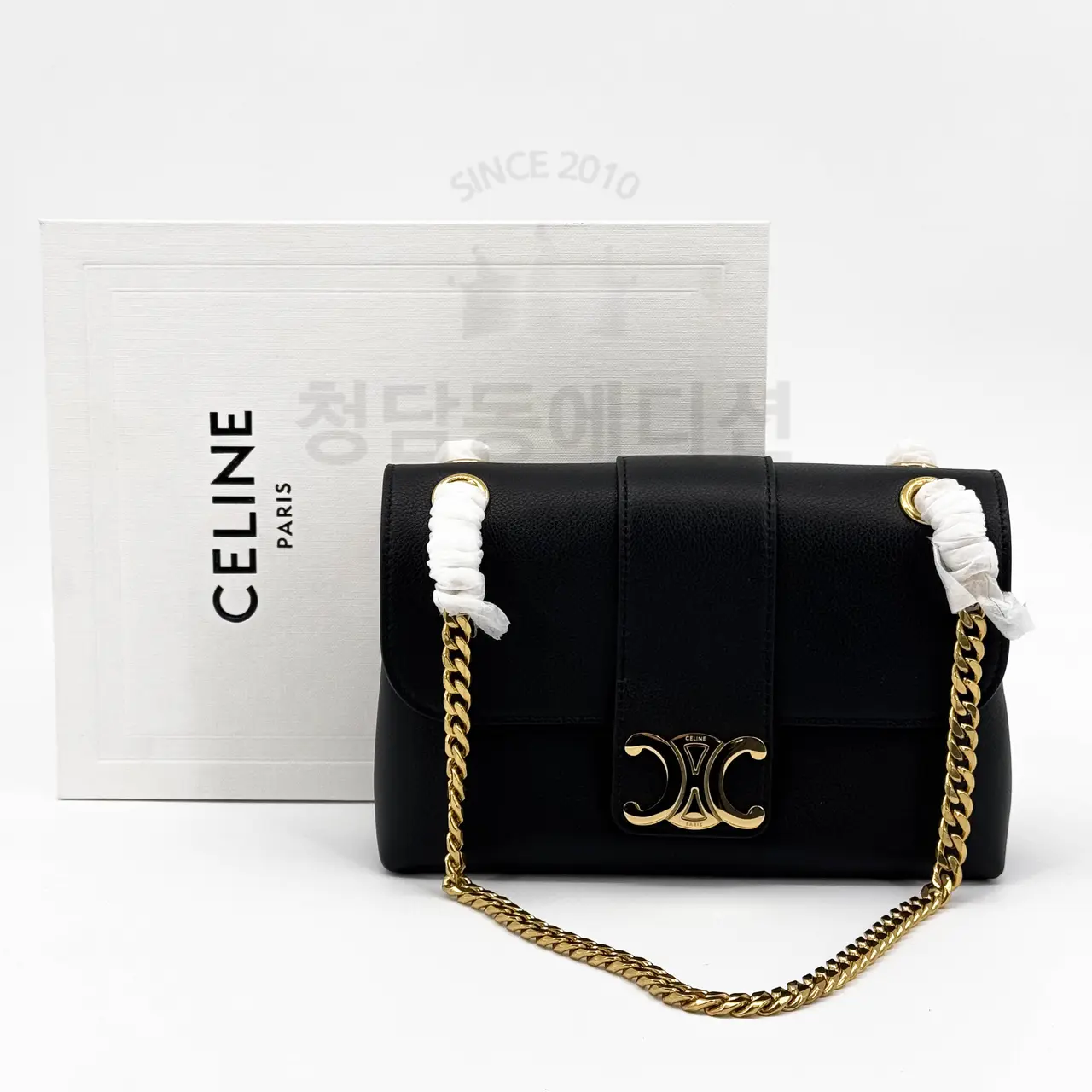 셀린느 빅투아르 틴 숄더백 116593