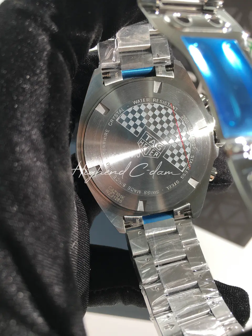 태그호이어 포뮬러1 쿼츠 청판 크로노 43mm