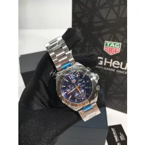 태그호이어 포뮬러1 쿼츠 청판 크로노 43mm