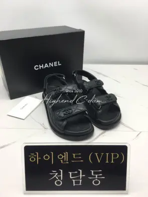 샤넬 벨크로 샌들