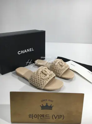 샤넬 cc 슬리퍼