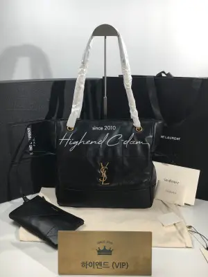 생로랑 램스킨 JAMIE 제이미 토트백 스몰 27cm