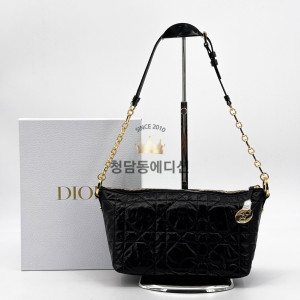 디올 DIORSTAR 체인 호보백 블랙 숄더백 금장
