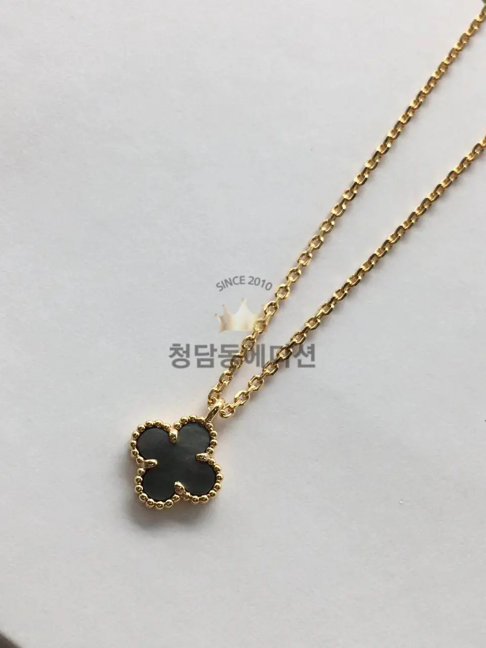 반클리프 앤 아펠 알함브라 목걸이 (스위트) (줄컬러 로즈골드) (V-gold소재)