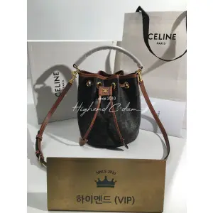 셀린느 틴 클라라 백 트리옹프 캔버스&카프스킨