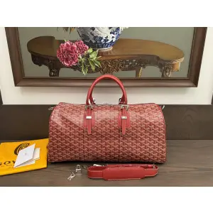 고야드 크로아지에 보스턴백 45cm/50cm (컬러 레드) (신형)