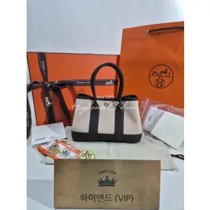 에르메스 미니 가든파티 에크루 에벤