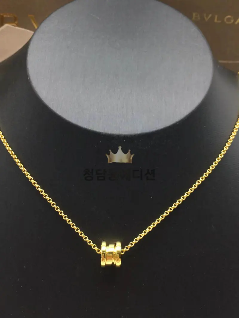 불가리 비제로원 미니 목걸이 (3COLOR) (V-gold소재)