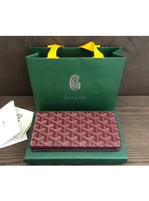 고야드 리슐리유 플랩 장지갑 (컬러 퍼플버건디)
