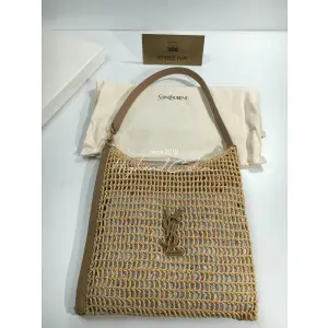 생로랑 옥살리스 라피아 마크라메 숄더백 781289