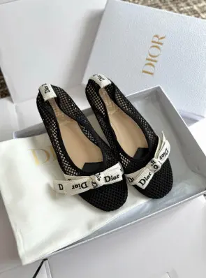 디올 J`a dior 발레리나 매쉬 플랫슈즈