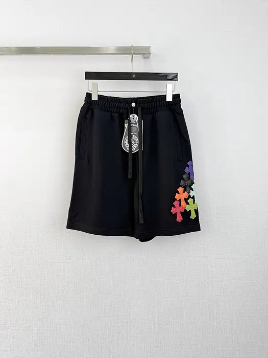 크롬하츠 숏 팬츠 (남녀공용) (컬러 블랙, 그레이)