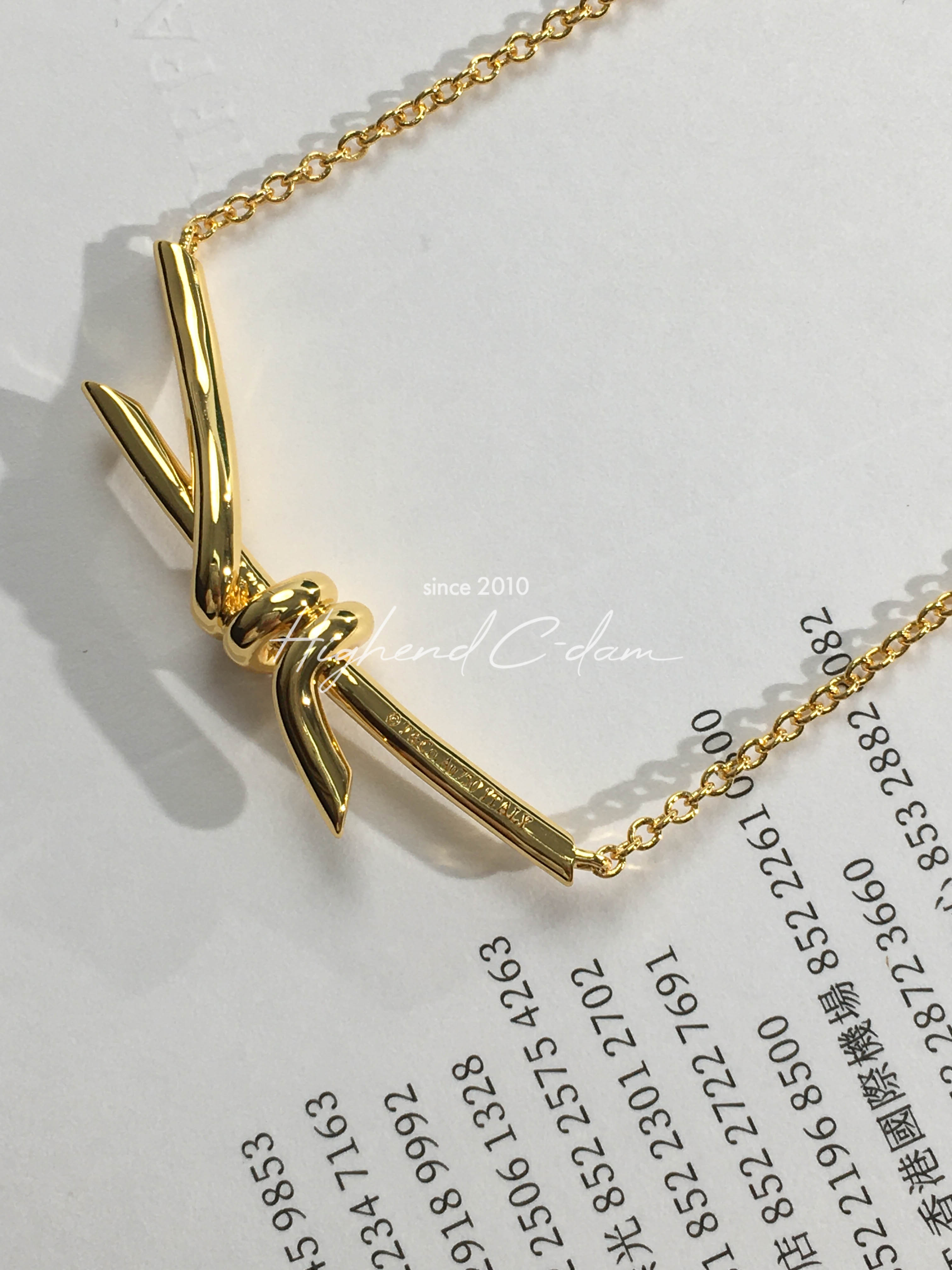 티파니 노트 목걸이 (3COLOR)